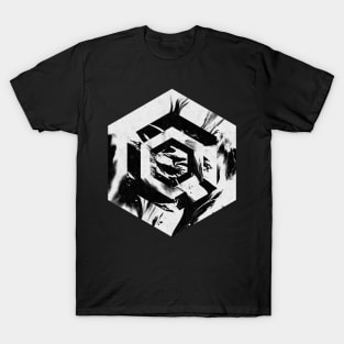 Mercury | Black and White Hexagon T-Shirt